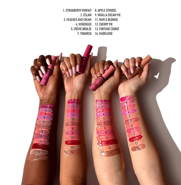 NYX PROFESSIONAL MAKEUP BUTTER GLOSS, NON-STICKY LIP GLOSS – SUGAR GLASS ,CLEAR