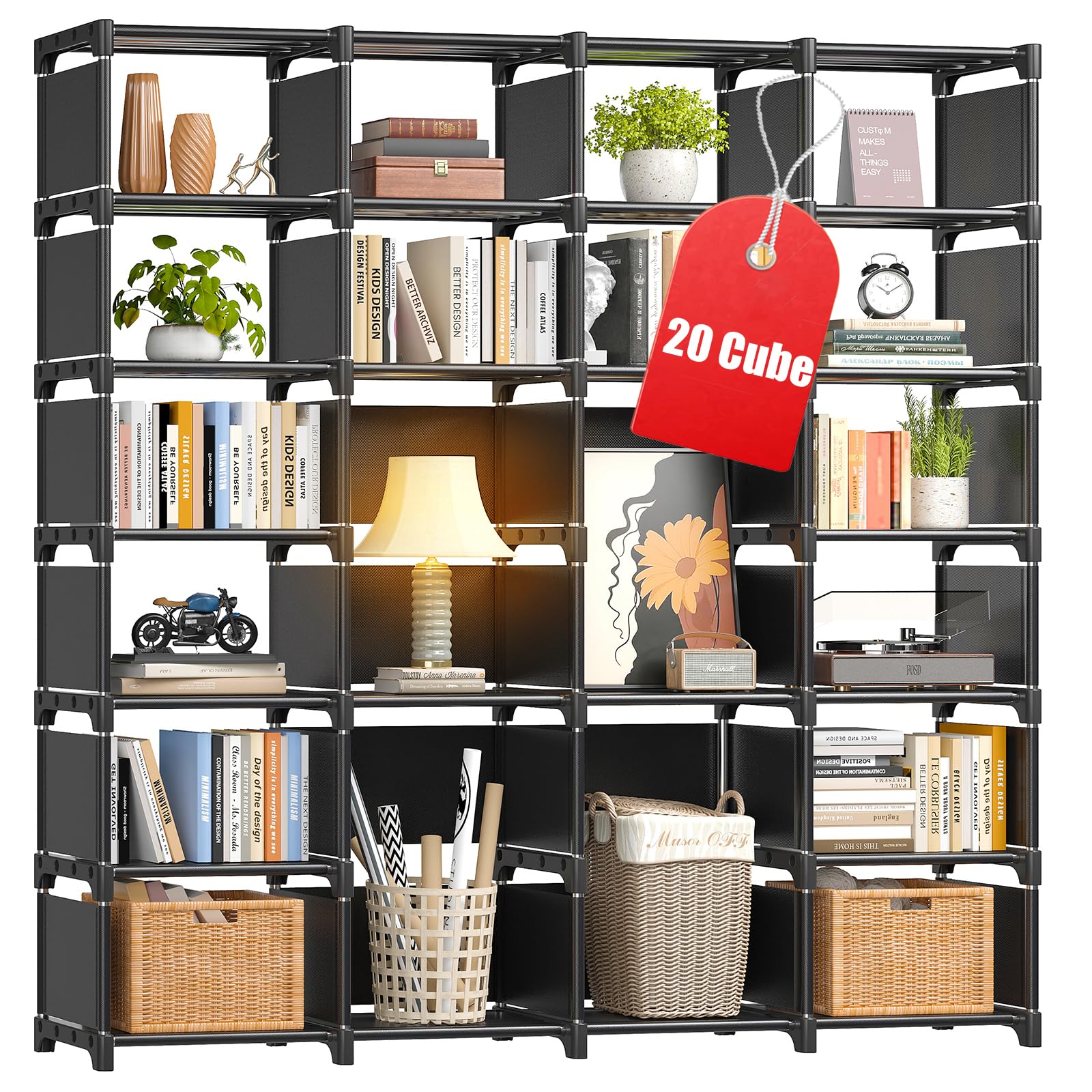 Mua REIBII Bookshelf, Book Shelf, Bookcase, 20 Bookshelves, Bookcases