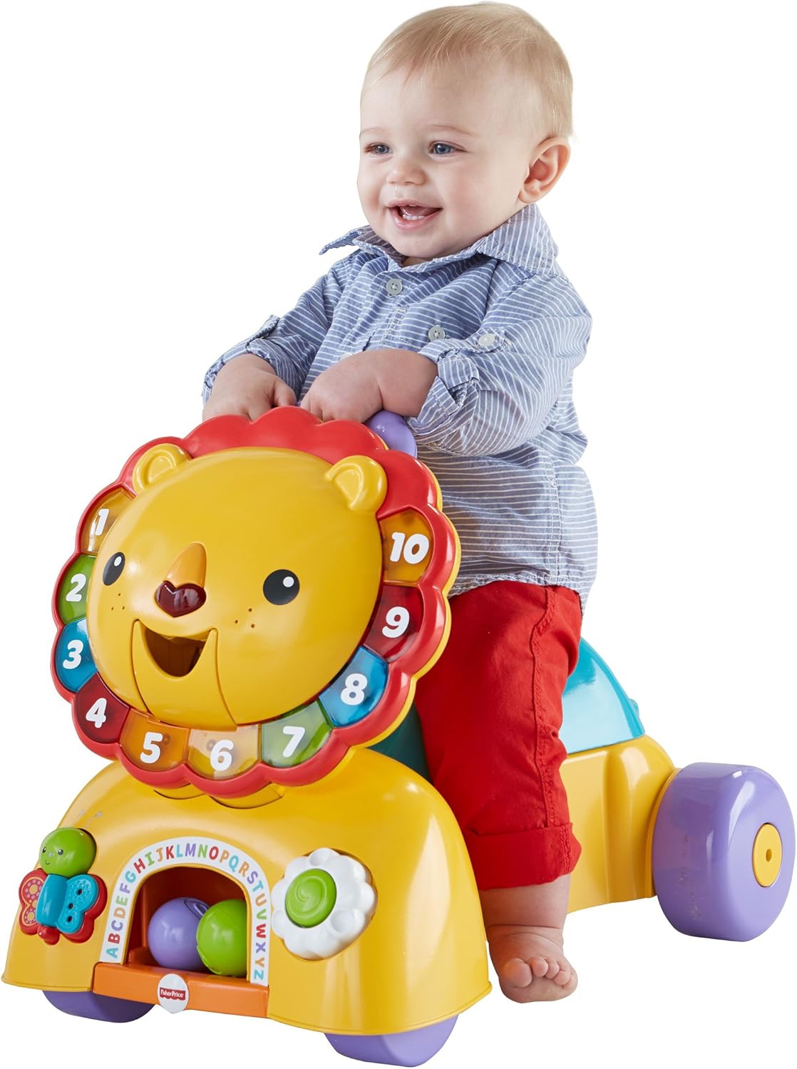 carrito leon fisher price