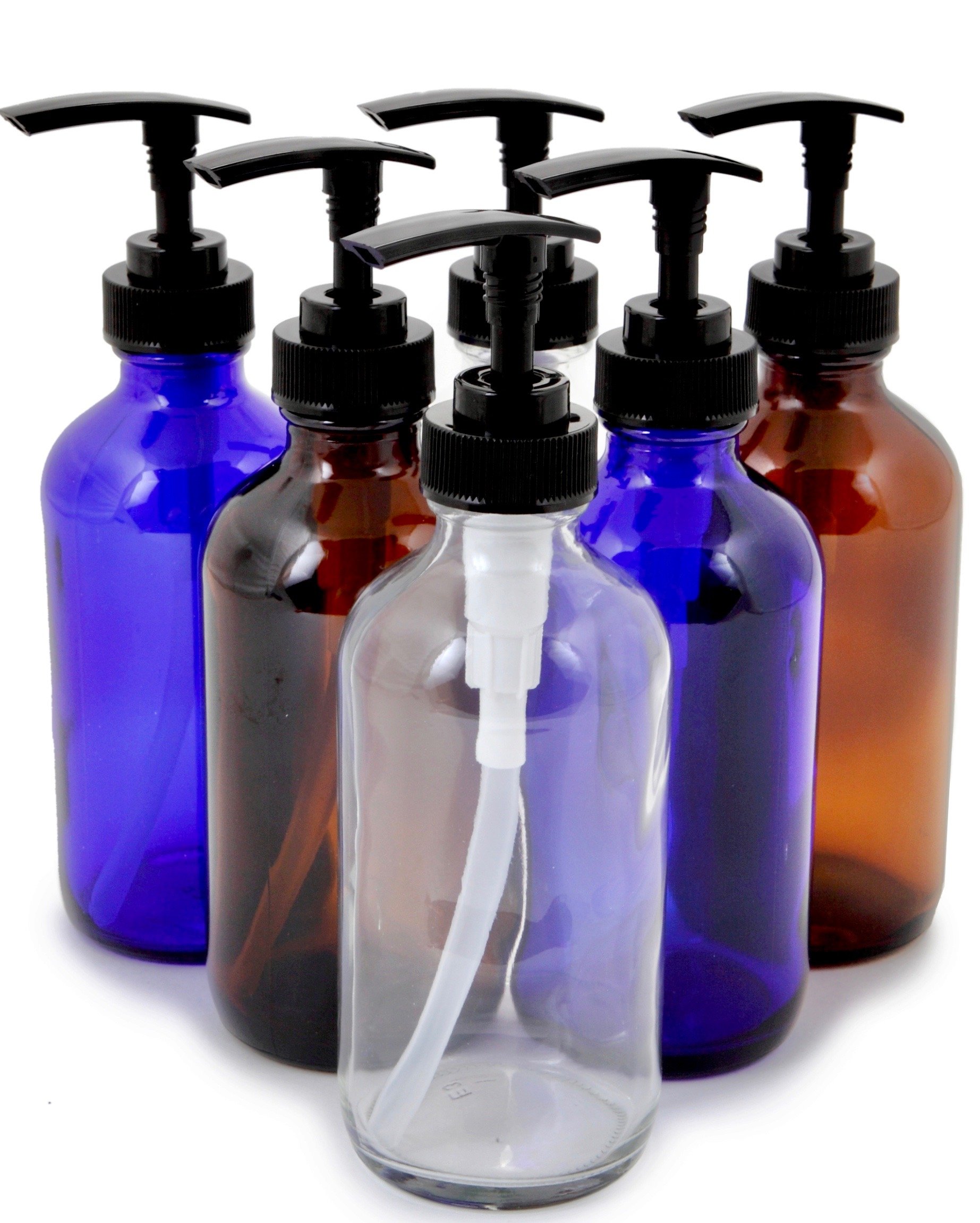 YIZHAO Nero Bottiglie Spray Vetro 30 l, con Vaporizzatore Fine e