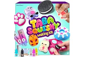 Taba Squishy Making Kit for Kids - Kids Crafts - 6 7 8 9 10 11 12 Year Old Girl Birthday Gift - Squishies Craft Kits - Arts a