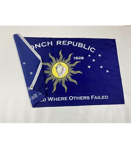 Conch Republic Key West Flagge – 0,9x1,5 M, 100% Polyester, Mit Papageienkopf & Tiki Bar Design