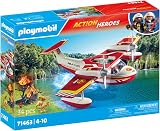 Playmobil 71463 Action Heroes Firefighting Seaplane with Extinguishing Function view 2