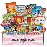 Snack Care Package - 60 Pcs Variety Pack of Treats for Kids and Adults - Snack Box with Cookies, Fun Size Candy, Drink Mix, P