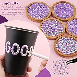 Resin Jelly Rhinestones for Crafting with B7000