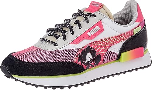 Amazon プーマ 子供靴 通学 運動靴 セガ フューチャーライダー Jr キッズ グローイングピンク プーマブラック 02 22 0 Cm Puma プーマ 運動靴 スニーカー
