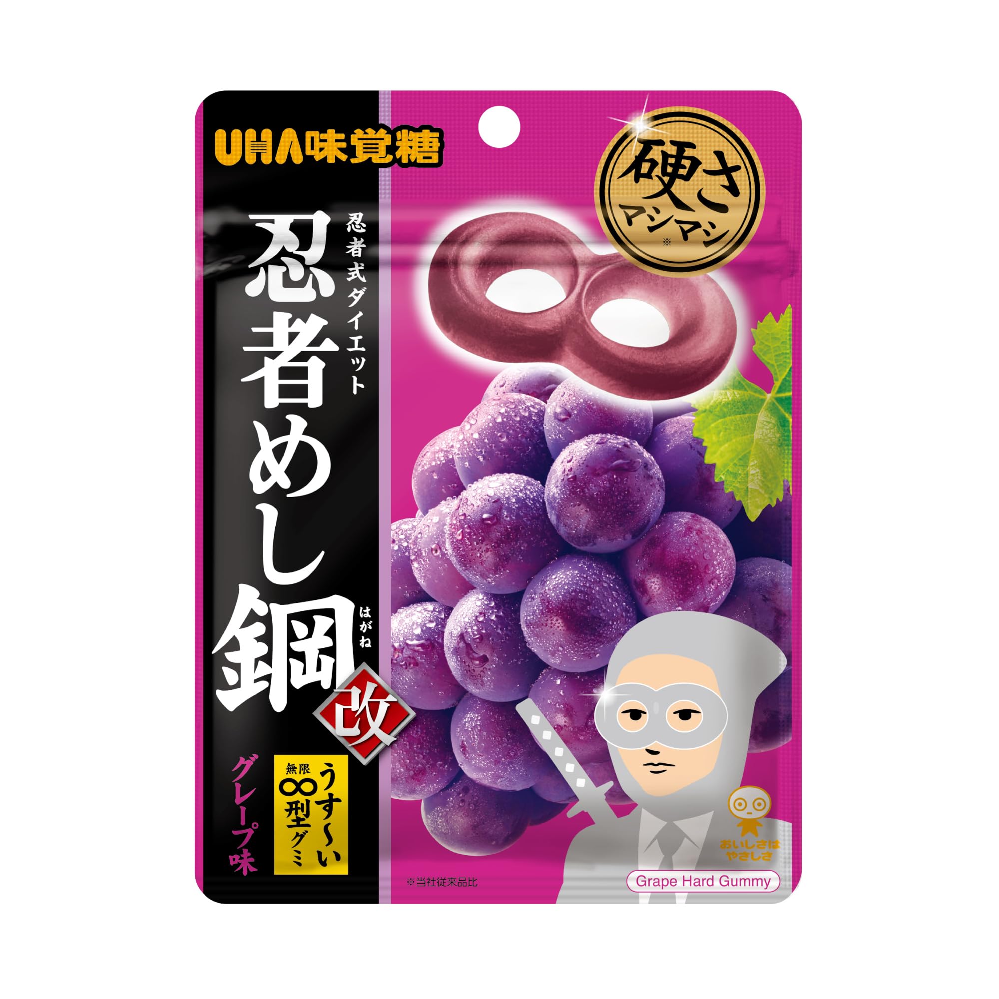 UHA味覚糖 忍者めし鋼 グレープ 45g×10袋商品画像