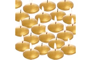 20 Pcs Floating Candles Centerpieces, 1.5 Inch Unscented Floating Candles Small Decoration, Floating Candles Vases for Valent