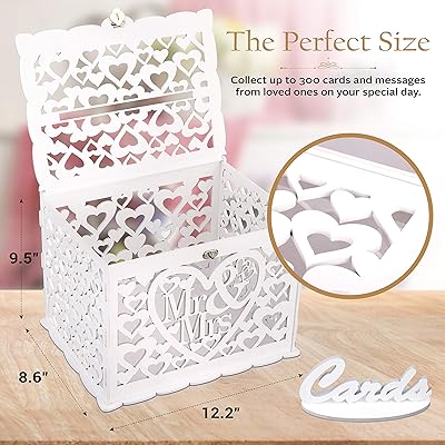 Buy Great Lakes Memories Glm Wedding Card Box Rustic Wedding Decorations And Country Wedding Decorations Card Box For Wedding Reception Bridal Shower And Anniversary White Online In Turkey B08r27lntv