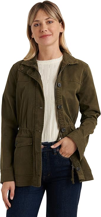 lucky brand hooded utility jacket