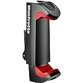 Manfrotto Universal Smartphone Clamp, Pro Version (MCPIXI), for Mini Camera Tripod, Table Tripod,Compact Tripod, Vlogging, Black