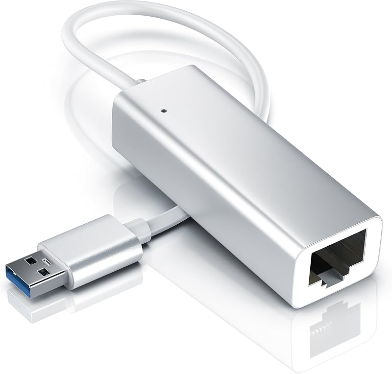 CSL USB 3.0 to RJ45 Gigabit Ethernet Network Adapter Mac OS X Windows Silver