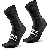 ROCKBROS Cycling Socks for Men Women Breathable Wicking Bike Socks, Compression Fit, Tall Crew, Road to Sky Series