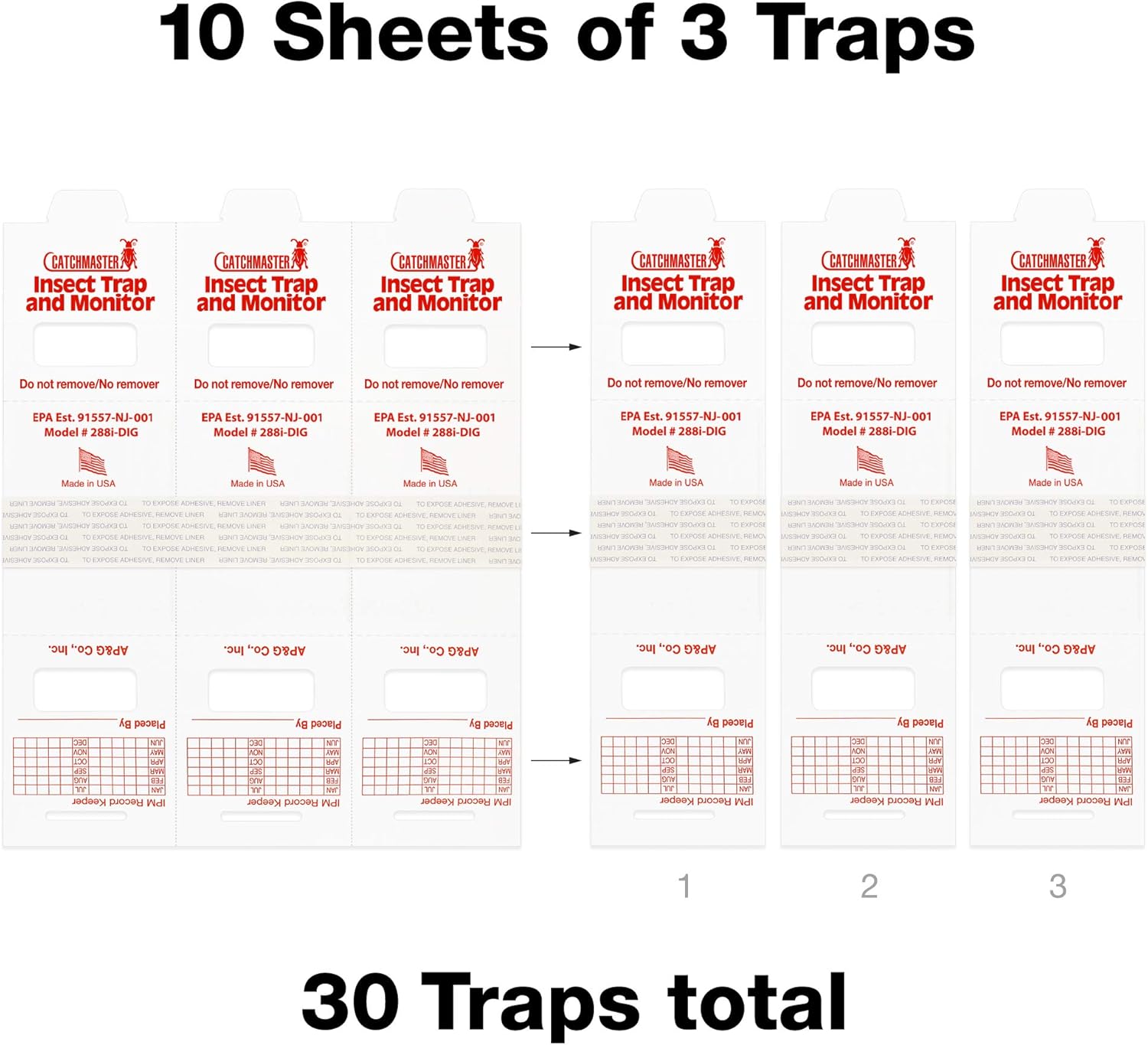 30 Brown Recluse Spider Traps (non-toxic) : Garden & Outdoor