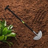 KKTECH Heavy Duty Half Moon Lawn Edger Tool Carbon Steel Garden Edging Knife view 4