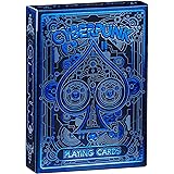 Cyberpunk Blue Playing Cards, Deck of Cards with Free Card Game eBook, Premium Card Deck, Cool Poker Cards, Unique Bright Col