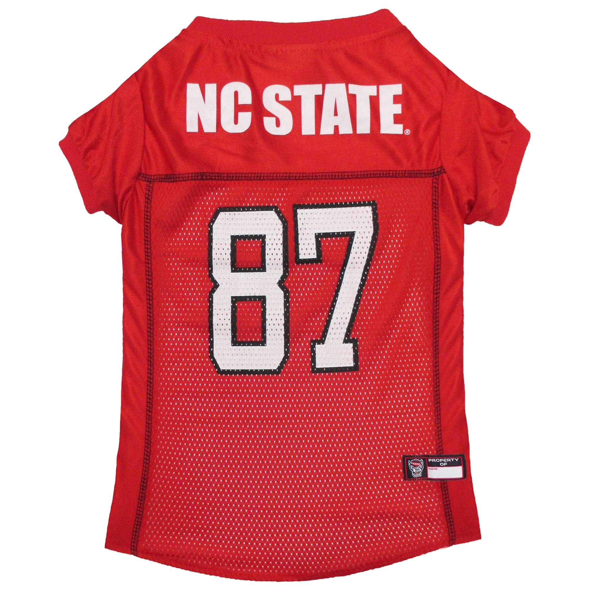 Pets First NCAA College North Carolina State Wolfpack Mesh Jersey for DOGS & CATS, X-Large. Licensed Dog Jersey with your Favorite Football/Basketball College Team โ image 1