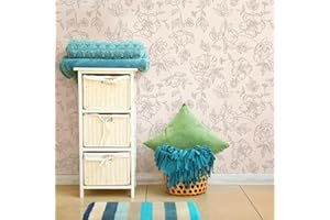 G GSS DESIGNS GSS Designs Large Flower Wall Stencils 20x24Inch Flourish Stencils for Painting on Wood Canvas Paper Fabric Floor Wall Reusable DIY Art Craft Stencils for Painting Flowers and Leaves