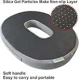Ecosafeter Orthopedic Donut Memory Foam Cushion for Haemorrhoids Coccyx Pain view 2