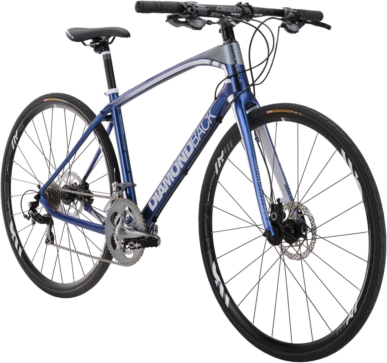 Diamondback Interval Carbon Flat Bar Road Bike 2016 22 Blue Amazon