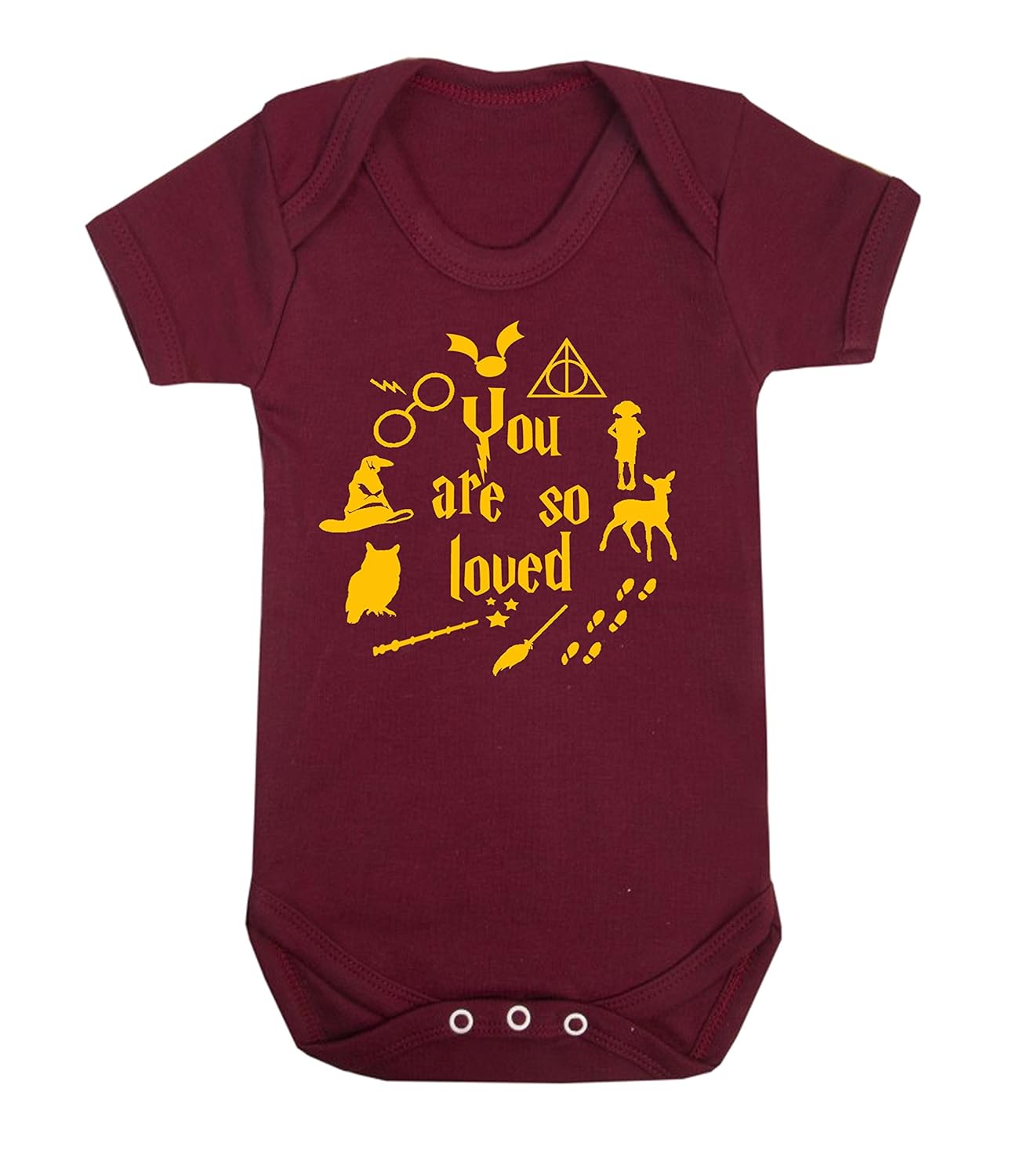 You Are So Loved Harry Potter Inspired Baby Vest Bodysuit Romper