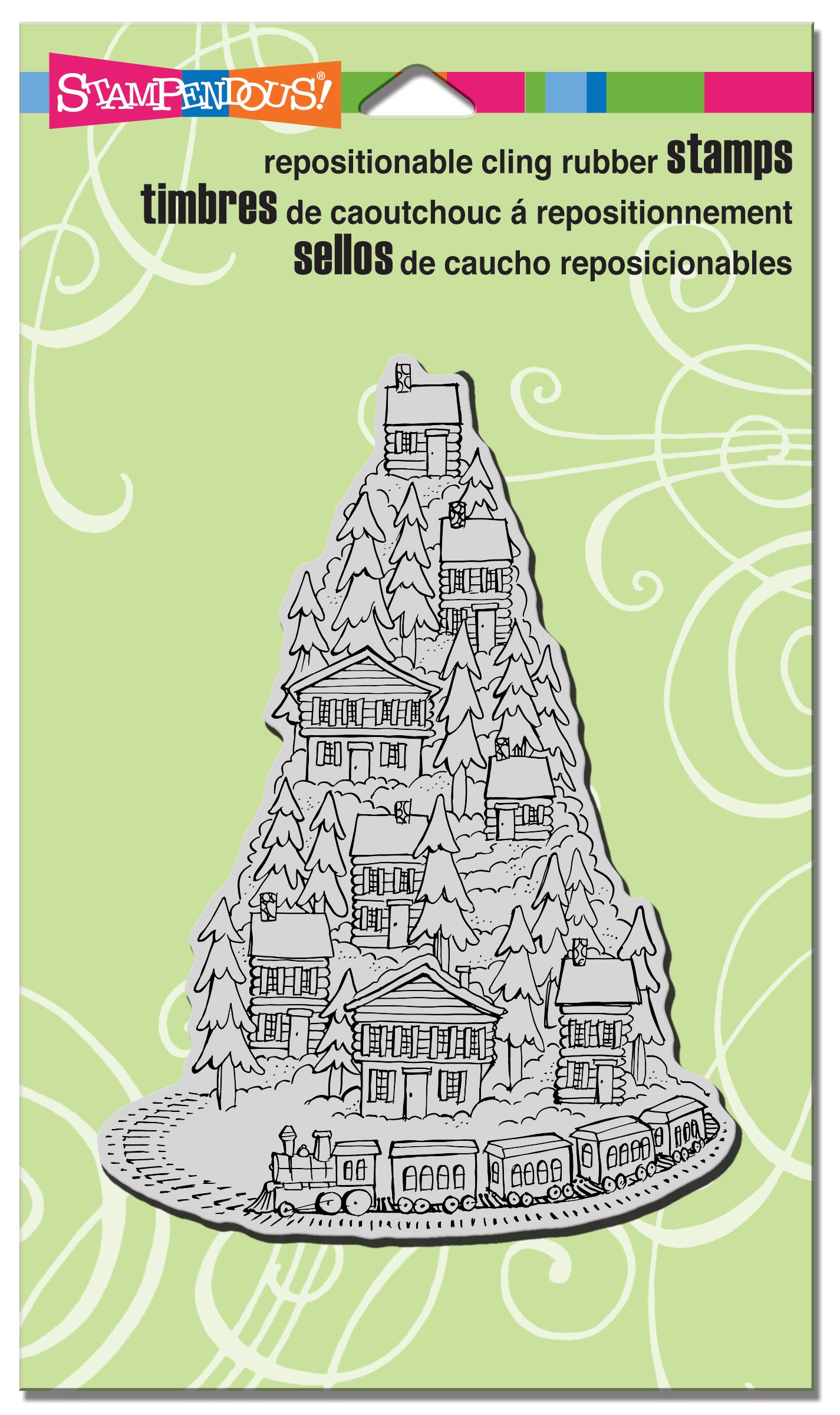 Stampendous Cling Stamp 70.75 x 4.5-inch, Multi-Colour, 0.64 x 12.07 x 19.69 cm