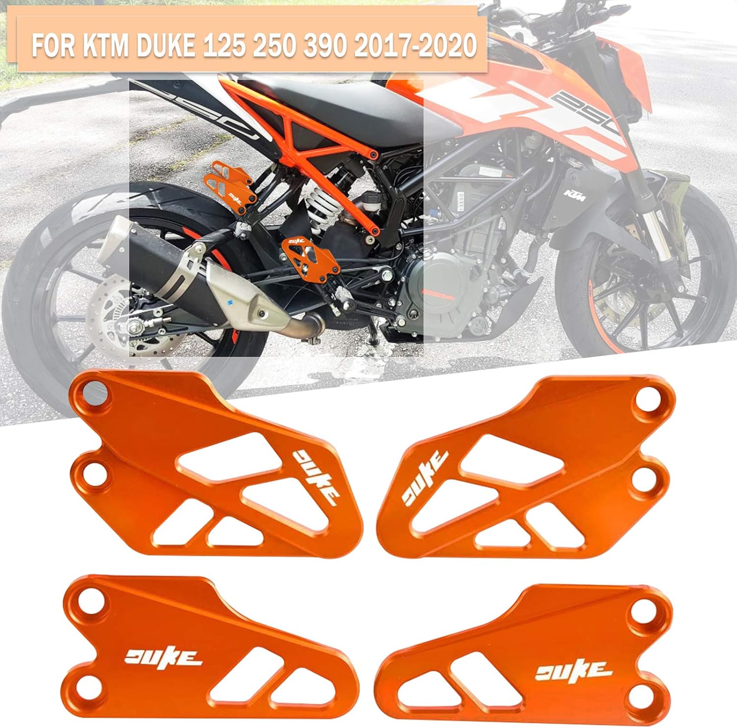 Motorcycle Footrest Foot Peg Protector Protezione per la Parte