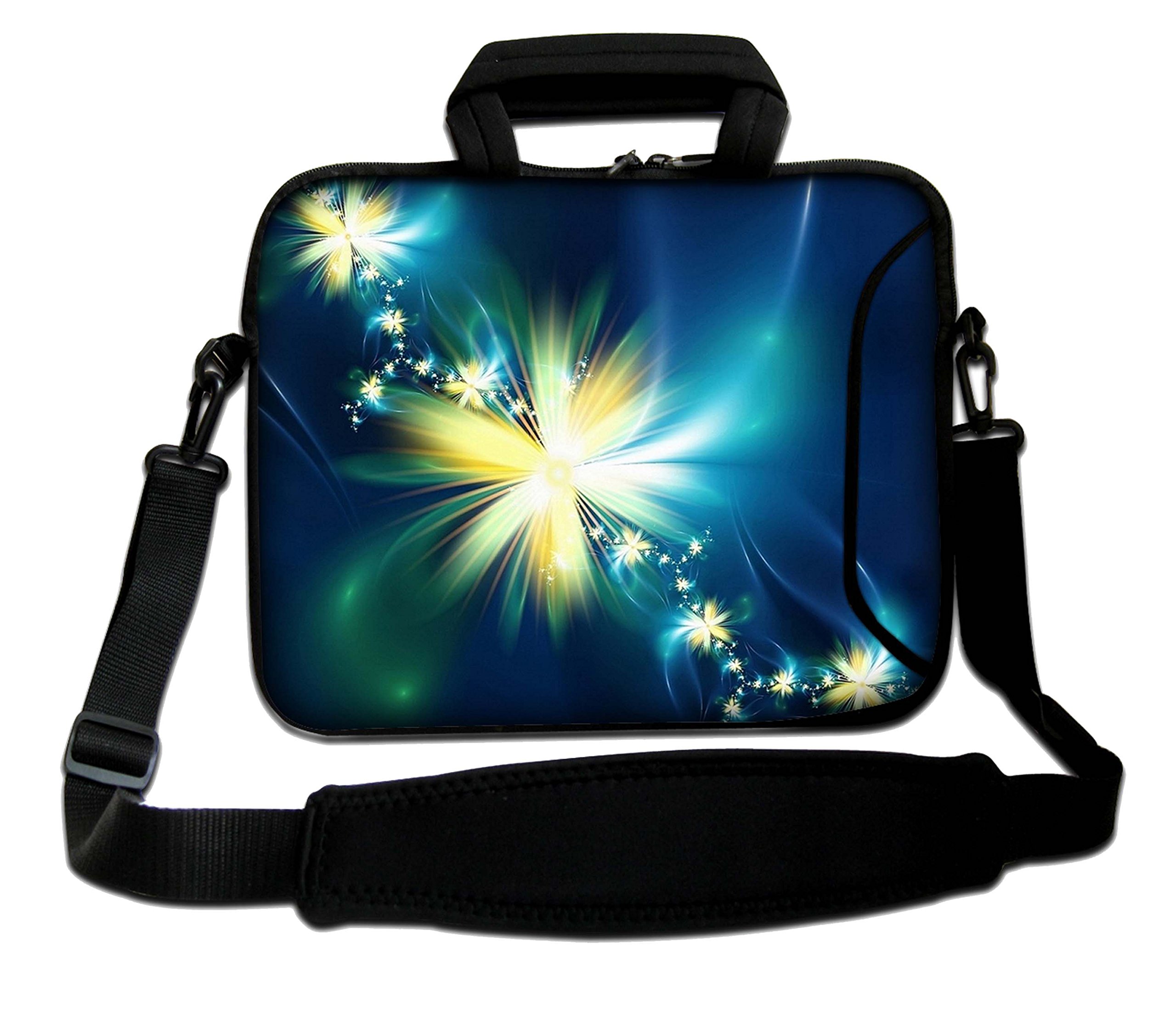 10" Inches Design Laptop Notebook Sleeve Soft Case Bag With Handle and Shoulder Strap