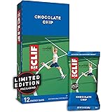 CLIF BAR - Energy Bars - Chocolate Chip - (2.4 Ounce Protein Bars, 12 Count) Packaging May Vary