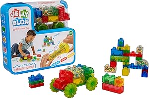 Goliath Jelly Blox Vrooom! Kit de camion | Comprend 35 blocs | Blocs de construction pour tout-petits et préscolaires que les
