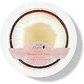 100% PURE Coconut Whipped Body Butter, Body Lotion for Dry Skin, Made with Shea Butter, Cocoa Butter, Moisturizing Body Cream, Natural Lotion - 3.4 oz