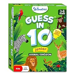 Skillmatics Card Game - Guess in 10 Junior Animal