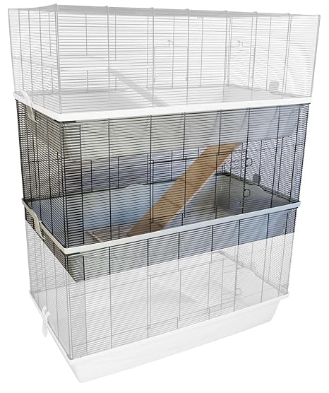 PETGARD Erweiterungsset für Mäuse- und Hamsterkäfig Carlos mit 7 mm Verdrahtung