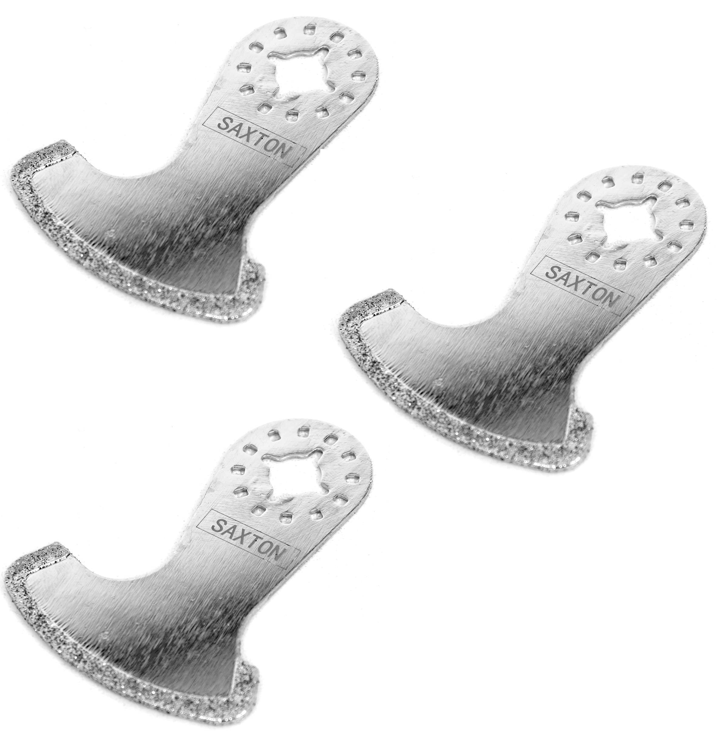 SHDSB 3X Saxton Diamond Blades for Fein Multimaster Bosch Makita Oscillating Multitool