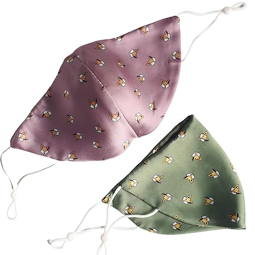 Silk face Mask Breathable Soft and Comfortable Washable Handmade in