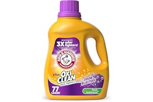 ARM & HAMMER Plus OxiClean Odor Blasters Fresh Botanical, 77 Loads Liquid Laundry Detergent, 100.5 Fl oz