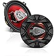 BOSS Audio Systems CH5530 Chaos Series 5.25 Inch Car Door Speakers - 225 Watts Max (per Pair), Coaxial, 3 Way, Full Range, 4 Ohms, Sold in Pairs, Bocinas para Carro
