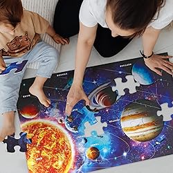 Jumbo Floor Puzzle for Kids Ages 4-8,Solar System