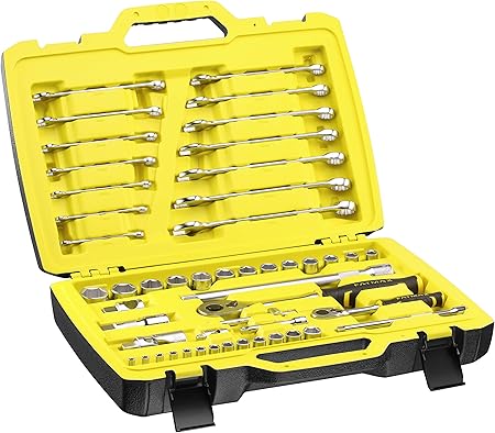 Stanley Fmmt82827 1 Coffret De Douilles Cles Mixtes Cliquet 120 Dents 1 2 Cliquet 120 Dents 1 4 Gamme Fatmax Plus Resistant Coffret Compact Et Resistant Jeu De 50 Pieces Amazon Fr Bricolage