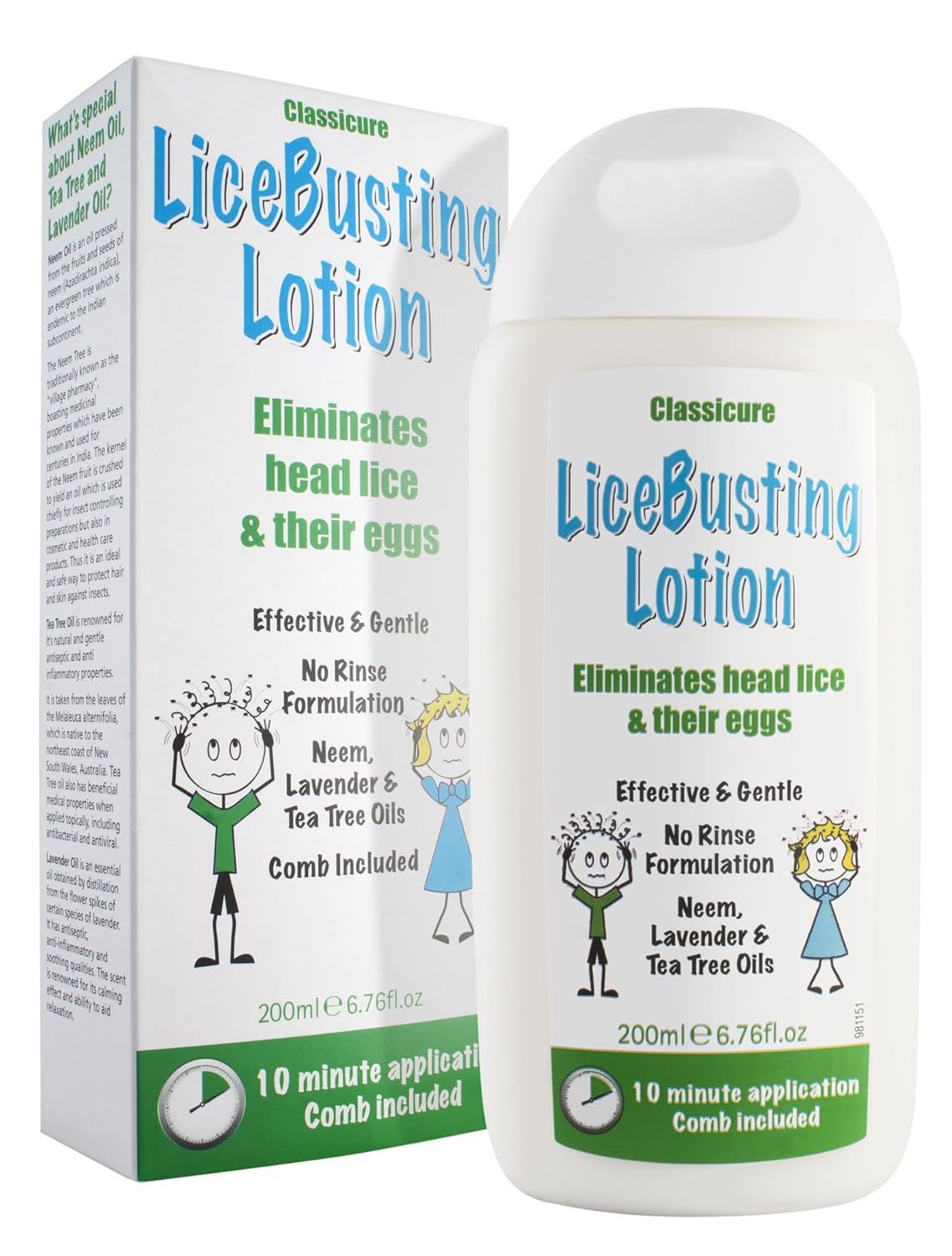 Classicure Lice Busting Lotion Beauty