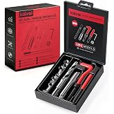 Kolvoii M12 x 1.5 Helicoil Thread Repair Kit, Metric Helicoil Kit | M12 x 1.5 Thread Restoration; Stainless Inserts; Drill and Tap Tools; Oil Pans, Transmissions and Machinery Repair