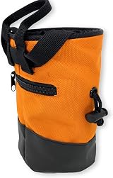 BEAR GRIP Premium Chalk Bag Bundle Orange with Chalk Ball & Brush view 3