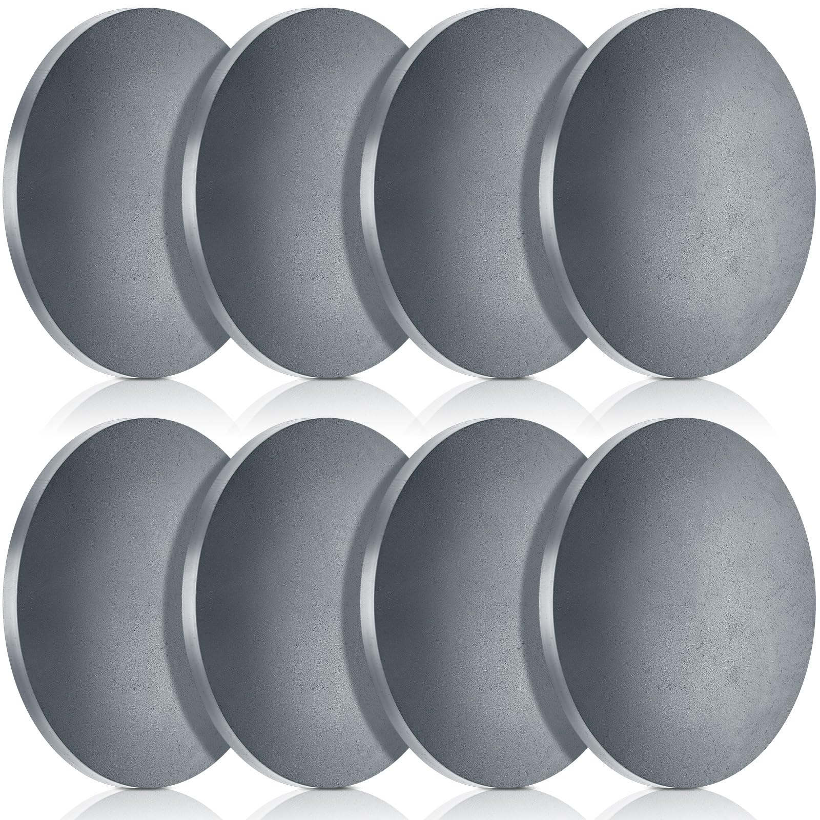 Photo 1 of Therwen Hot Rolled Steel Plate 1/4" x 4" Diameter Circle 4 Inch Round Metal Plate for Machining Rolling(8 Pack)