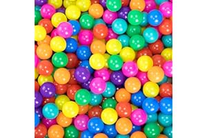 Markdang 170 PCS Ball Pit Balls 2.1-2.2” Free Crush Proof Plastic Ball for Baby and Toddler -8 Bright Colors with Zip Storage Bag,Baby Pool Water Toys,Kiddie Pool