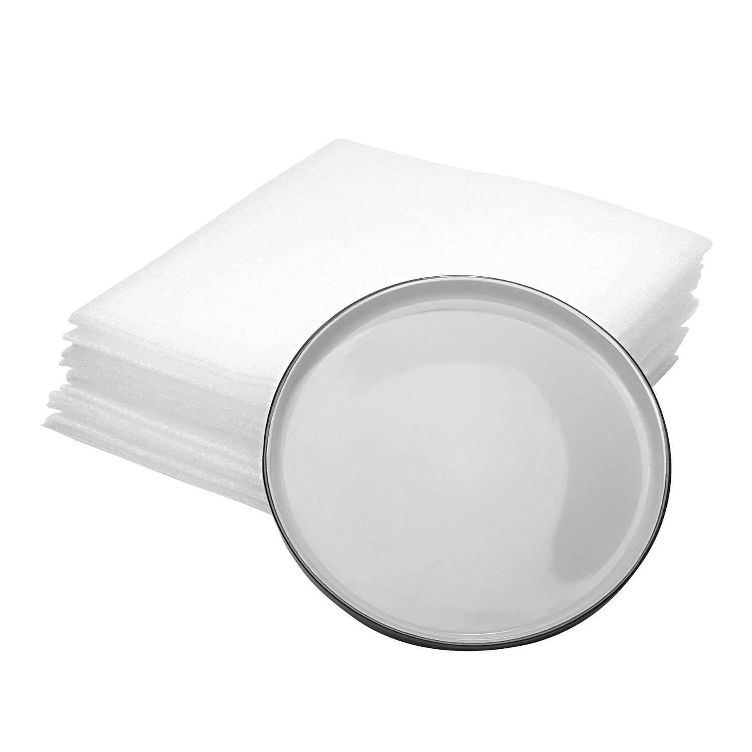 55 Count Cushion Foam Sheets 12” x 12” Safely Wrap Dishes Packing Foam Supplies for Moving