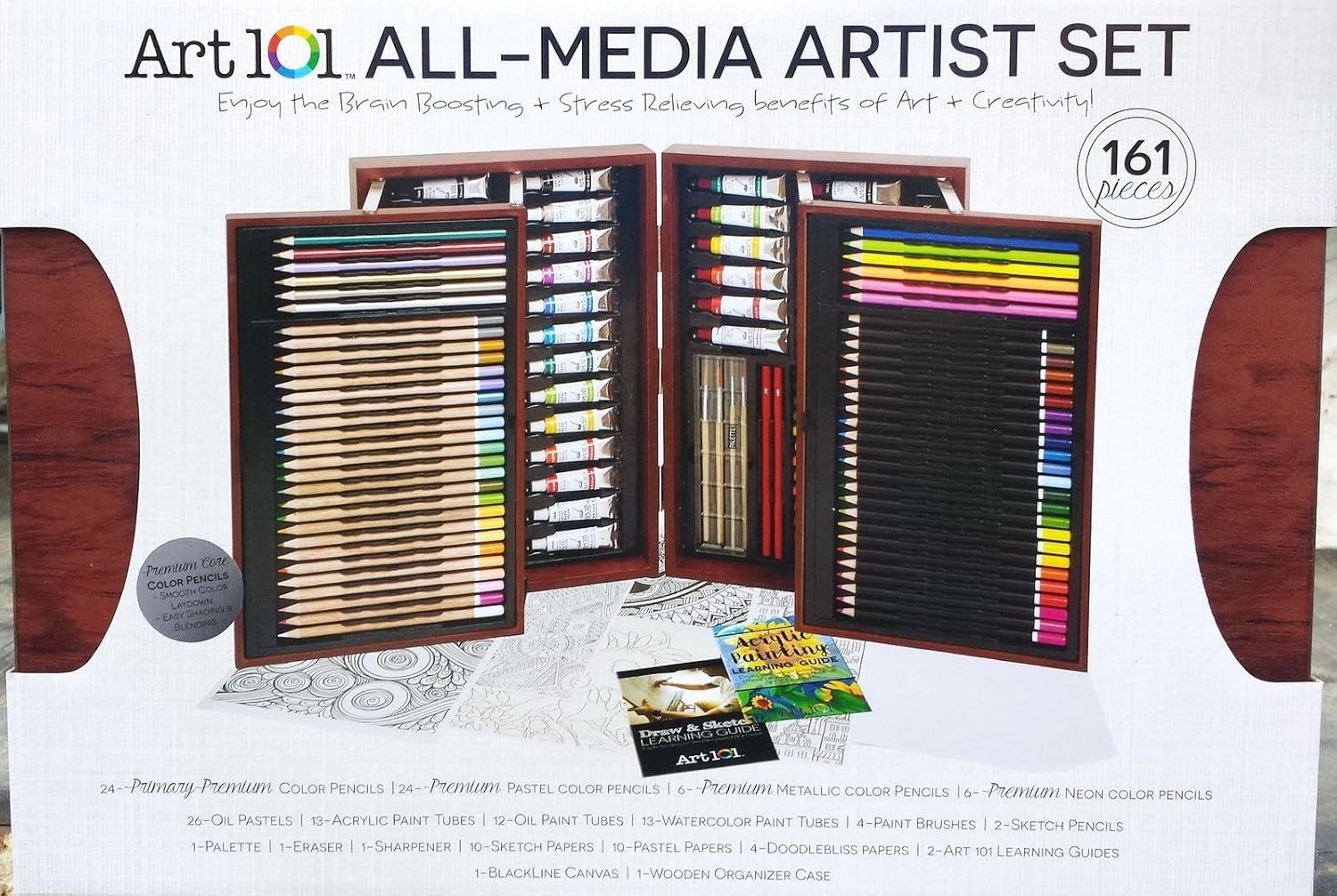 ART 101/ ALLMEDIA ARTIST SET/161 PCS