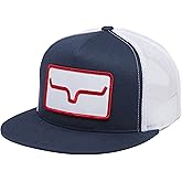 Kimes Ranch Unisex Banner Ventilated Trucker Adjustable Snapback High-Profile Flat Bill Logo Cap