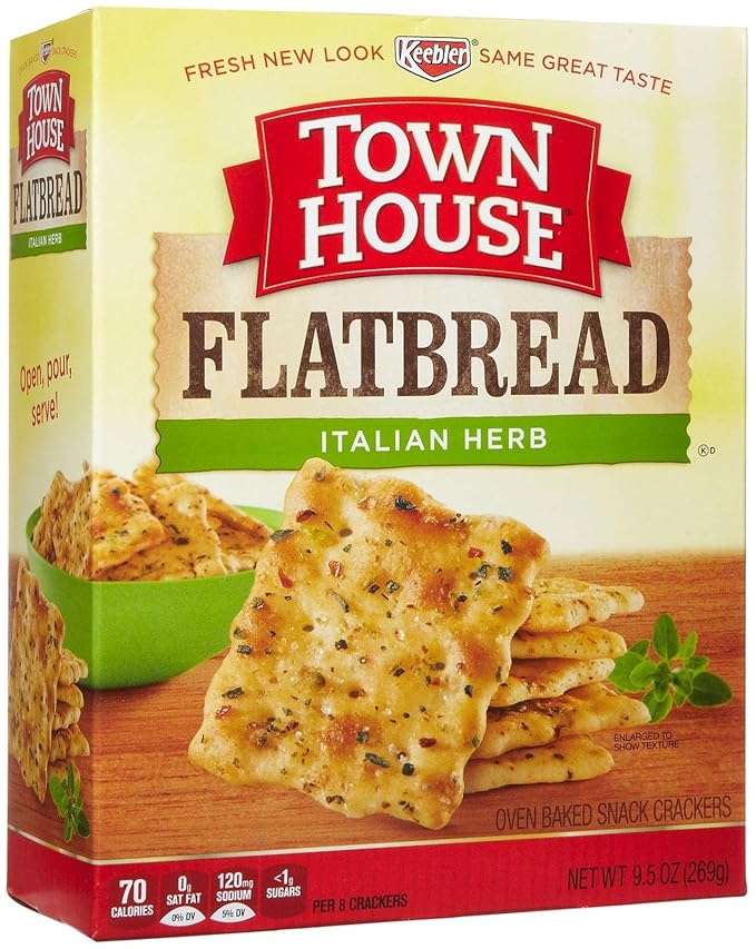 Keebler Town House Town House Flatbread Crackers Italian
