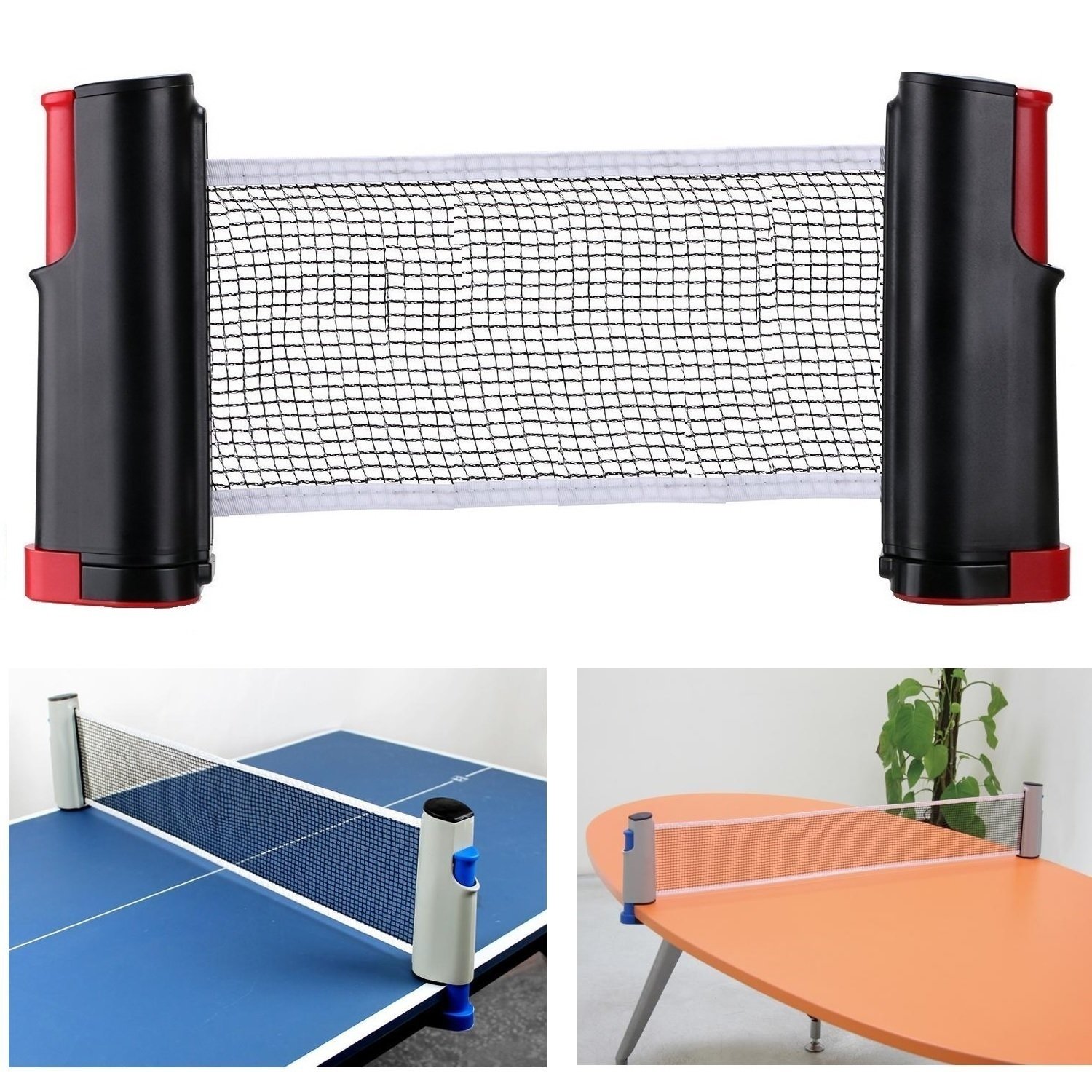 KEVENZ Retractable Table Tennis Net Replacement 6 Feet 5.0