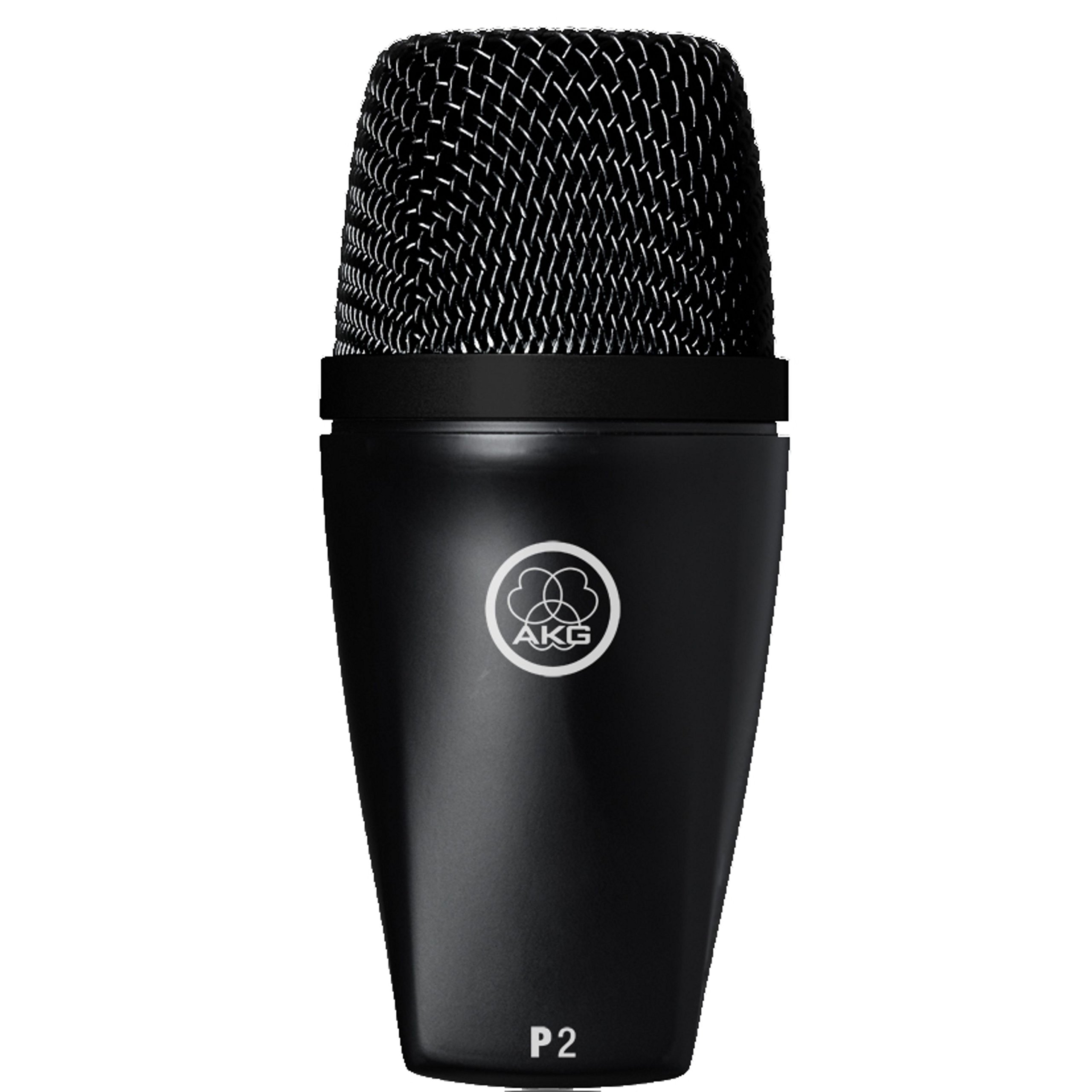 AKG P2 High-Performance Dynamic Bass Microphone,Black